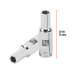 Dado largo de 3/8" 12 puntas, cuadro 1/2", TRUPER