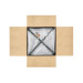 Llave de cruz 18", acabado negro mate, PRETUL