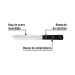 Cuchillo cebollero 7" mango de polipropileno, PRETUL