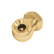 Cabeza infladora de llantas, conexión hembra 1/4" NPT,Truper