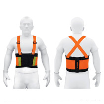 Faja lumbar naranja con cintas de alta visibilidad,G,TRUPER