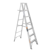 Escalera de tijera 100% aluminio tipo ll 6 peldaños, TRUPER