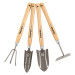 Juego de 4 herramientas para jardín, mango 12-1/4", TRUPER