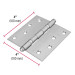 Bisagra cuadrada 4" acero inox, cabeza redonda, HERMEX