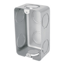 Caja tipo chalupa 2" x 4" reforzada, Volteck