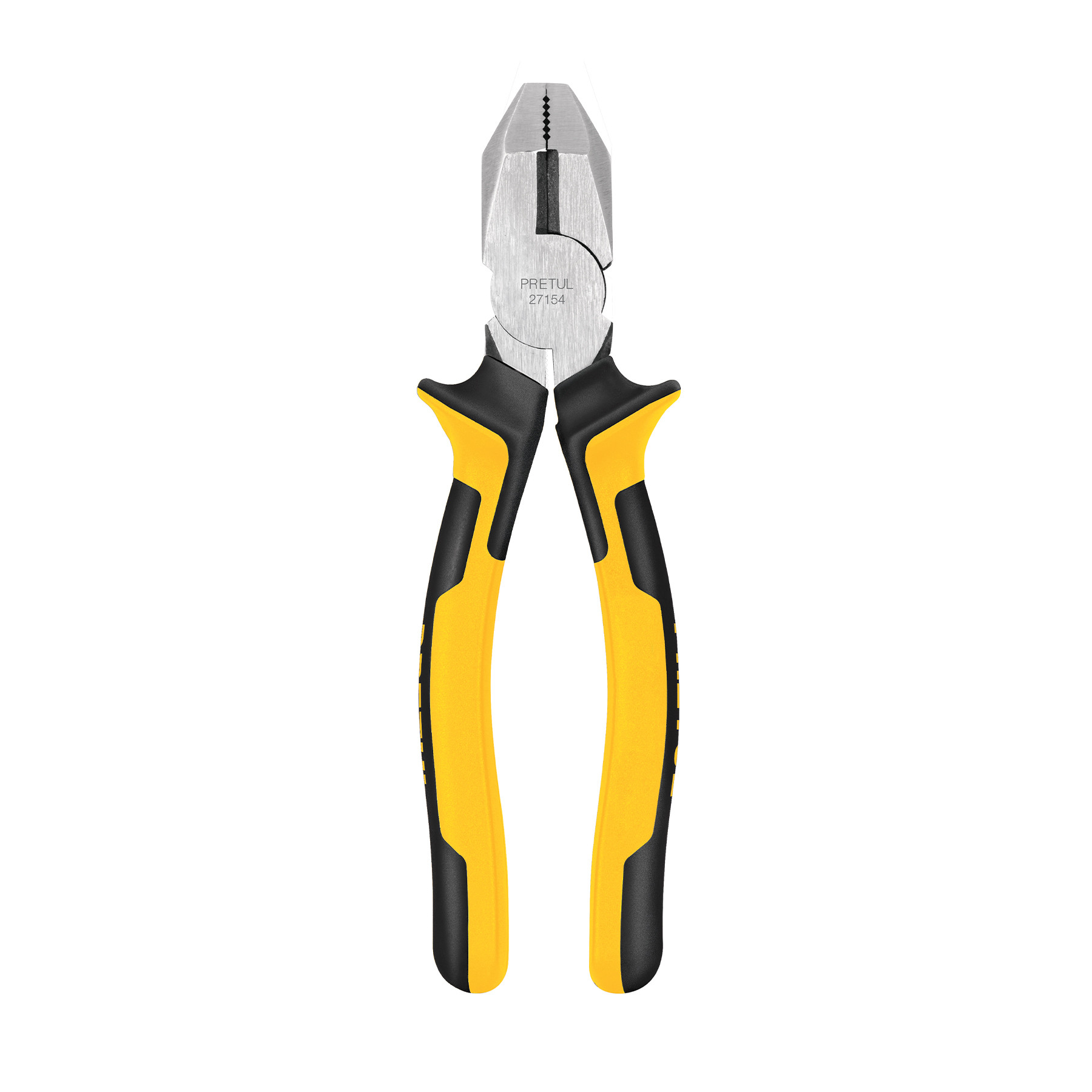 Pinza p/electricista 8" uso rudo, Comfort Grip, PRETUL