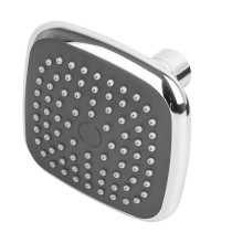 Regadera cuadrada de ABS 3-3/4" sin brazo, FOSET BASIC