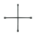 Llave de cruz 18", acabado negro mate, PRETUL
