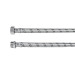 Manguera para boiler, acero inox. 3/4"H x 3/4"M, 60 cm