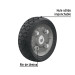 Rueda de hule sólido imponchable 6", doble balero, PRETUL