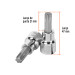 Dado punta torx T-50, cuadro 3/8", TRUPER