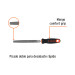 Lima plana bastarda 6" con mango Comfort Grip, TRUPER