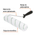 Rodillo para pintar 9 x 3/8" microfibra, sup. poco rugosas