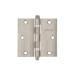 Bisagra cuadrada 3-1/2" acero inox, cabeza redonda, HERMEX