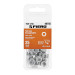 Blíster con 25 tuercas 1/4" hex de acero galvanizado, FIERO