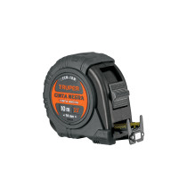 Flexómetro contra impactos 10 m, Cinta Negra 32 mm, Truper