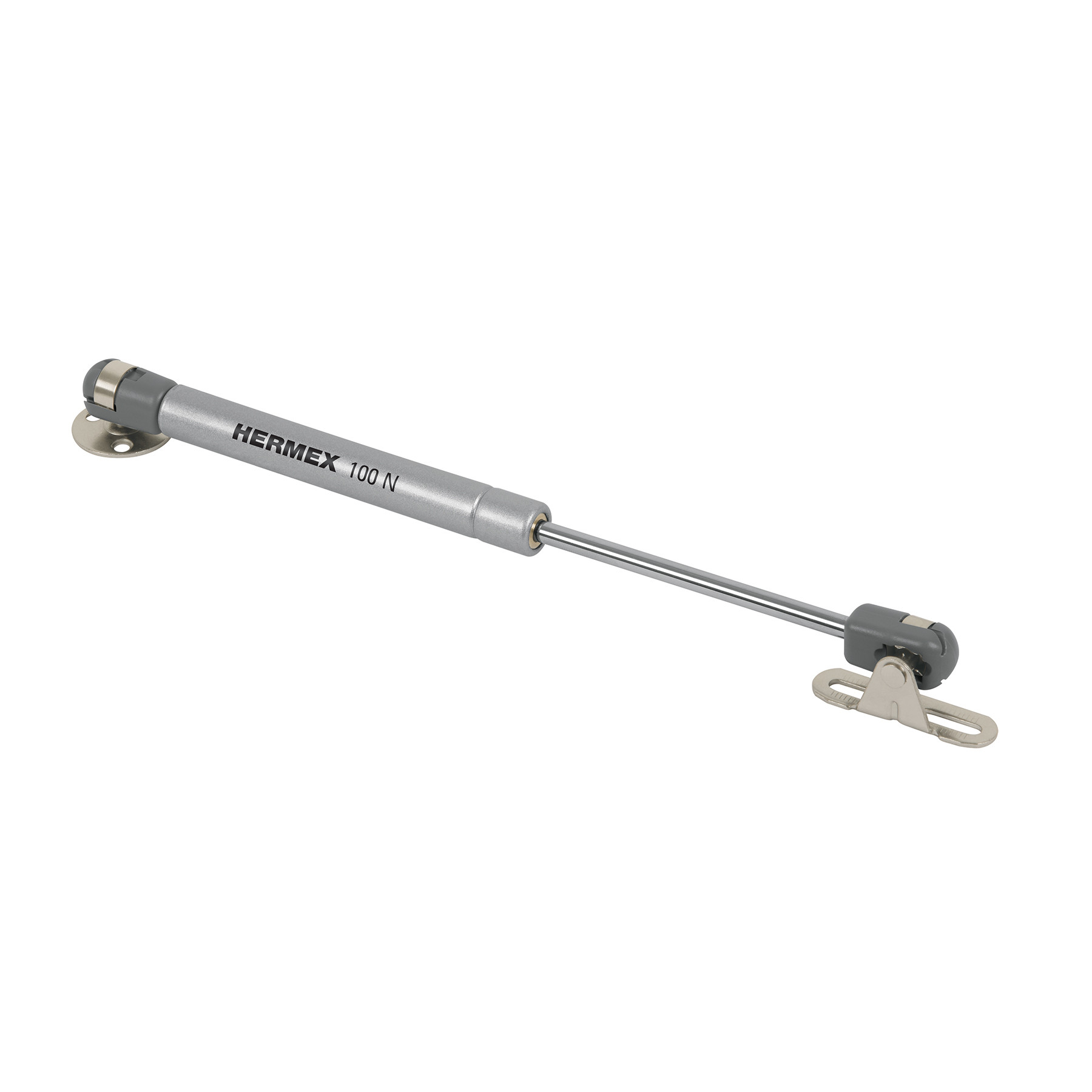 Pistón a gas con capacidad de 100 N / 10 kg, HERMEX