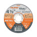 Disco abrasivo de corte preciso metal 4-1/2" x 1.6 mm TRUPER
