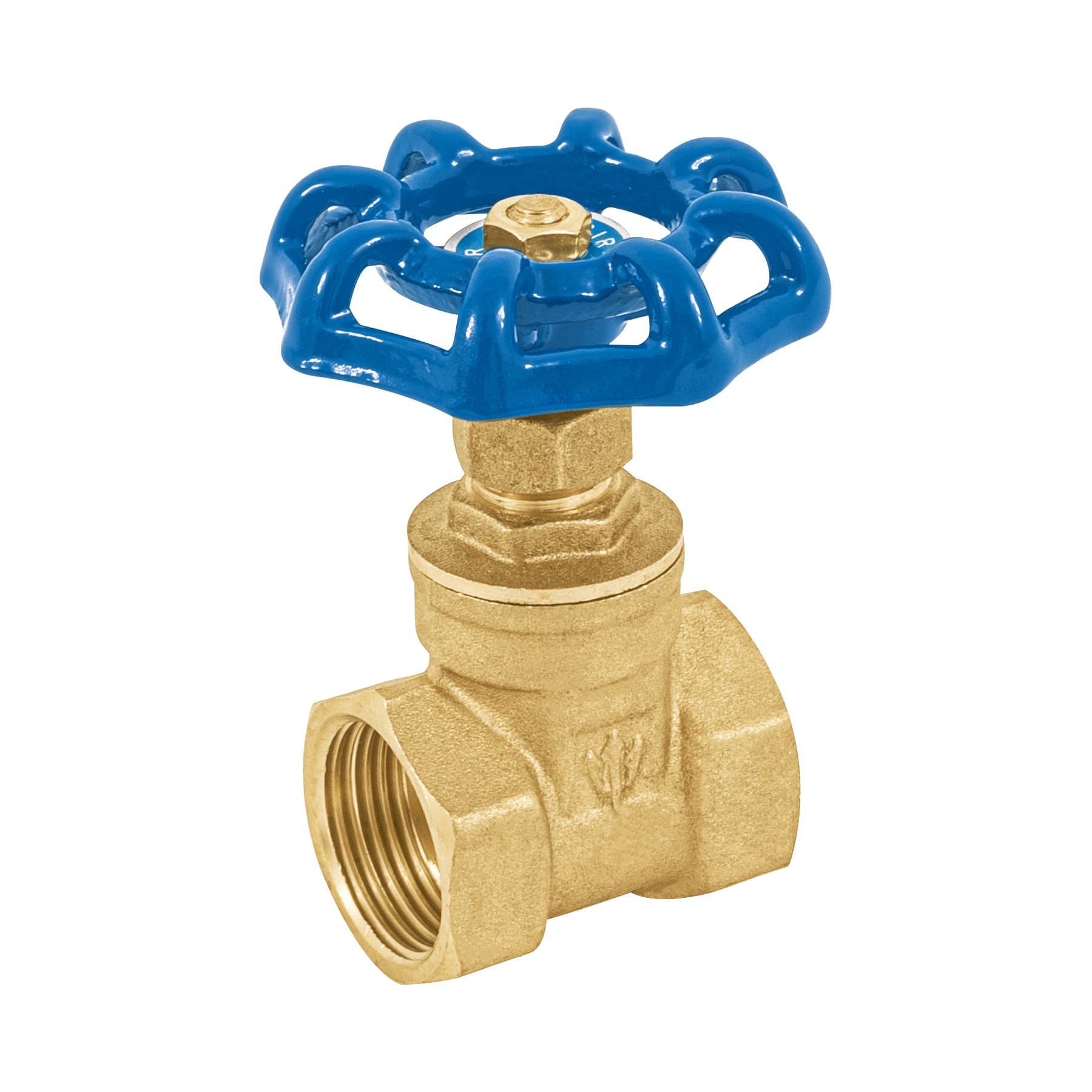 Válvula de compuerta de latón roscable de 3/4", FOSET