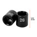 Dado de impacto de 26 mm, 6 puntas, cuadro 1/2", TRUPER
