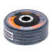 Disco laminado 4-1/2", grano 80 centro 7/8", fibra, TRUPER