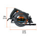 Sierra circular 7-1/4", 1800W, TRUPER INDUSTRIAL