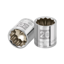 Dados de 12 puntas, estándar, cuadro 3/8"