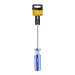Desarmador de cruz 1/4 x 6" mango de PVC, PRETUL