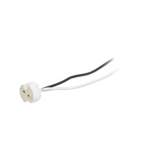 Portalámpara de porcelana para MR, base bipin, VOLTECK