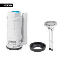 Válvula descarga dual 2" para WC de 2 piezas, con botón dual