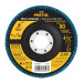 Disco laminado 4-1/2", grano 80 centro 7/8", fibra, PRETUL
