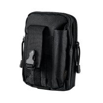 Bolso táctico negro para cinturón, TRUPER