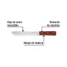 Cuchillo cebollero 8" mango de madera, PRETUL