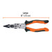 Pinza multiuso 8" punta larga, comfort grip, TRUPER expert