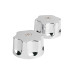 Juego de manerales hex de ABS p/lav-fregadero, cromo, BASIC