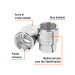 Dado de 33 mm, 6 puntas, cuadro 3/4", TRUPER