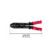 Pinza 9" pela cables, 18 a 10 AWG, PRETUL