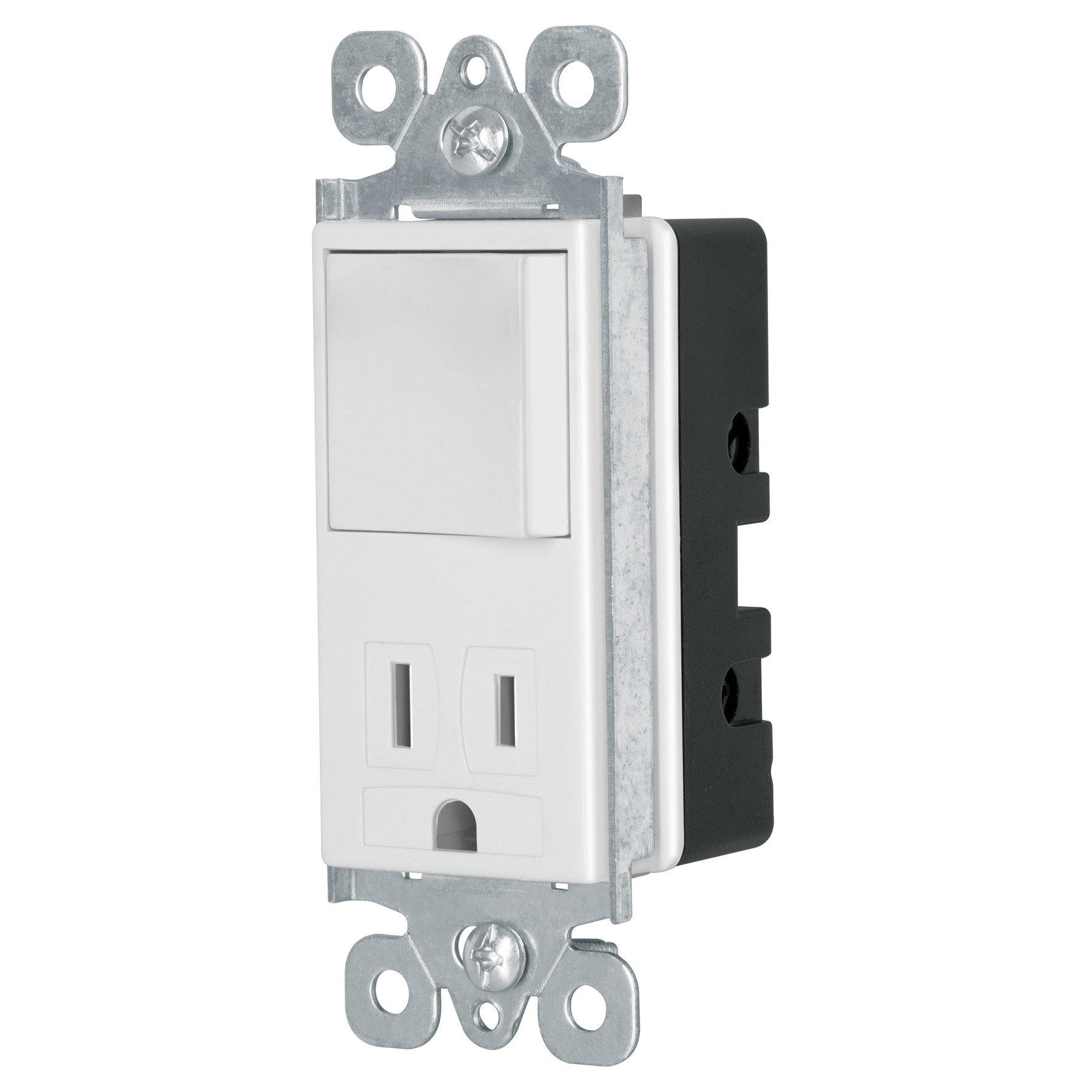 Interruptor-contacto, 2 polos + tierra, Classic, VOLTECK