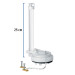 Válvula de descarga 3" para WC de 1pieza, cadena inox, FOSET