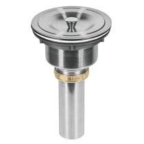 Contracanasta 3-1/2" inox, cuerpo profundo,con tapa, RIVIERA
