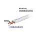 Rollo de 100 m de cordón dúplex flexible SPT 14 AWG, VOLTECK