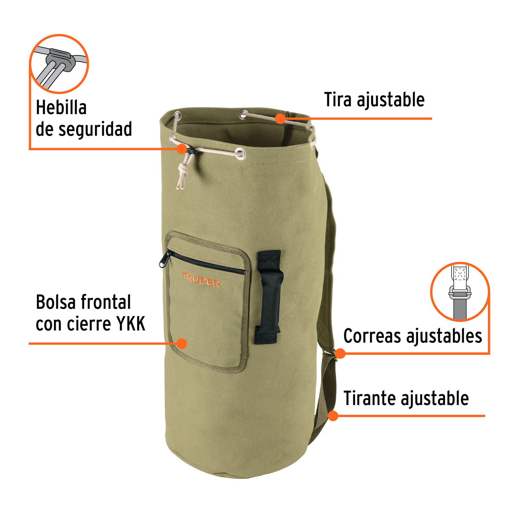 Saco de Avío de 60 cm, TRUPER