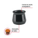 Caja con 24 protectores para patas de silla, negro