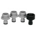 Set de 4 adaptadores para conectores click, TRUPER