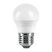 Lámpara LED tipo bulbo G45 3 W luz cálida, caja, Volteck