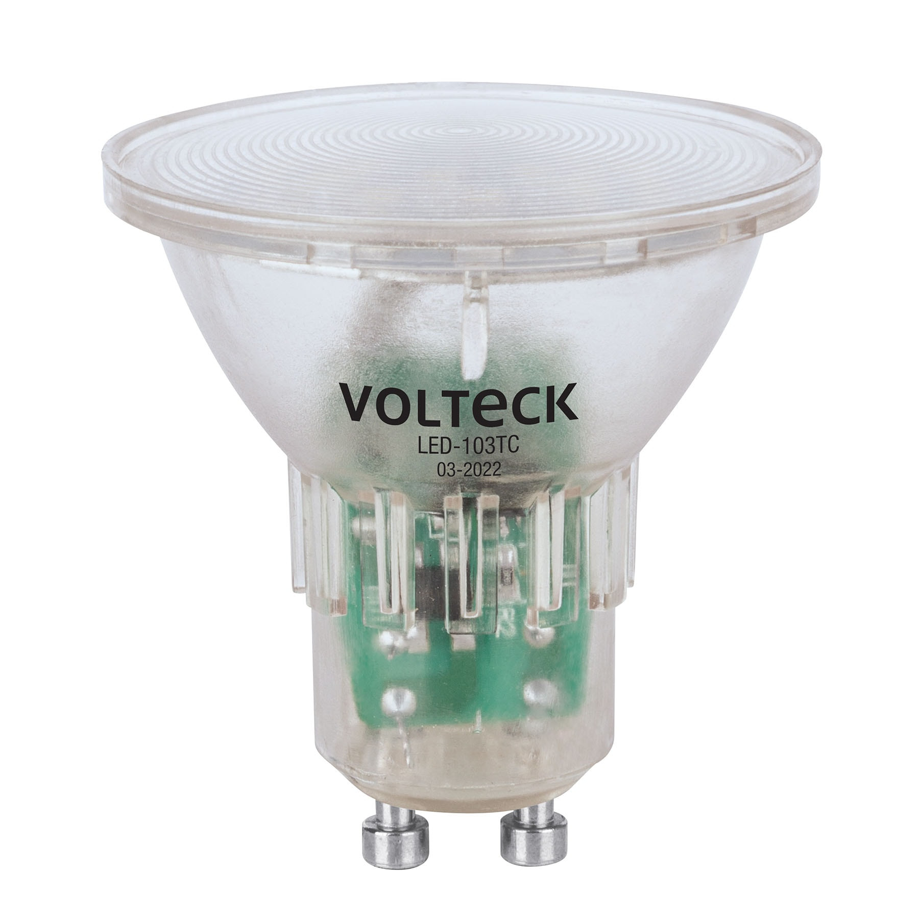 Lámpara trans. de LED 3 W MR16 base GU10 luz cálida, blíster