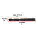 Broca HSS 3/4" Trublack para metal, TRUPER