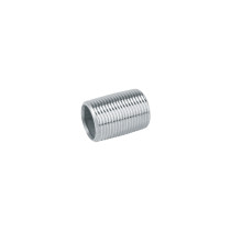Niple de acero galvanizado 1/4" cuerda corrida, FOSET
