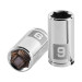 Dado de 9 mm, 6 puntas, cuadro 1/4", TRUPER