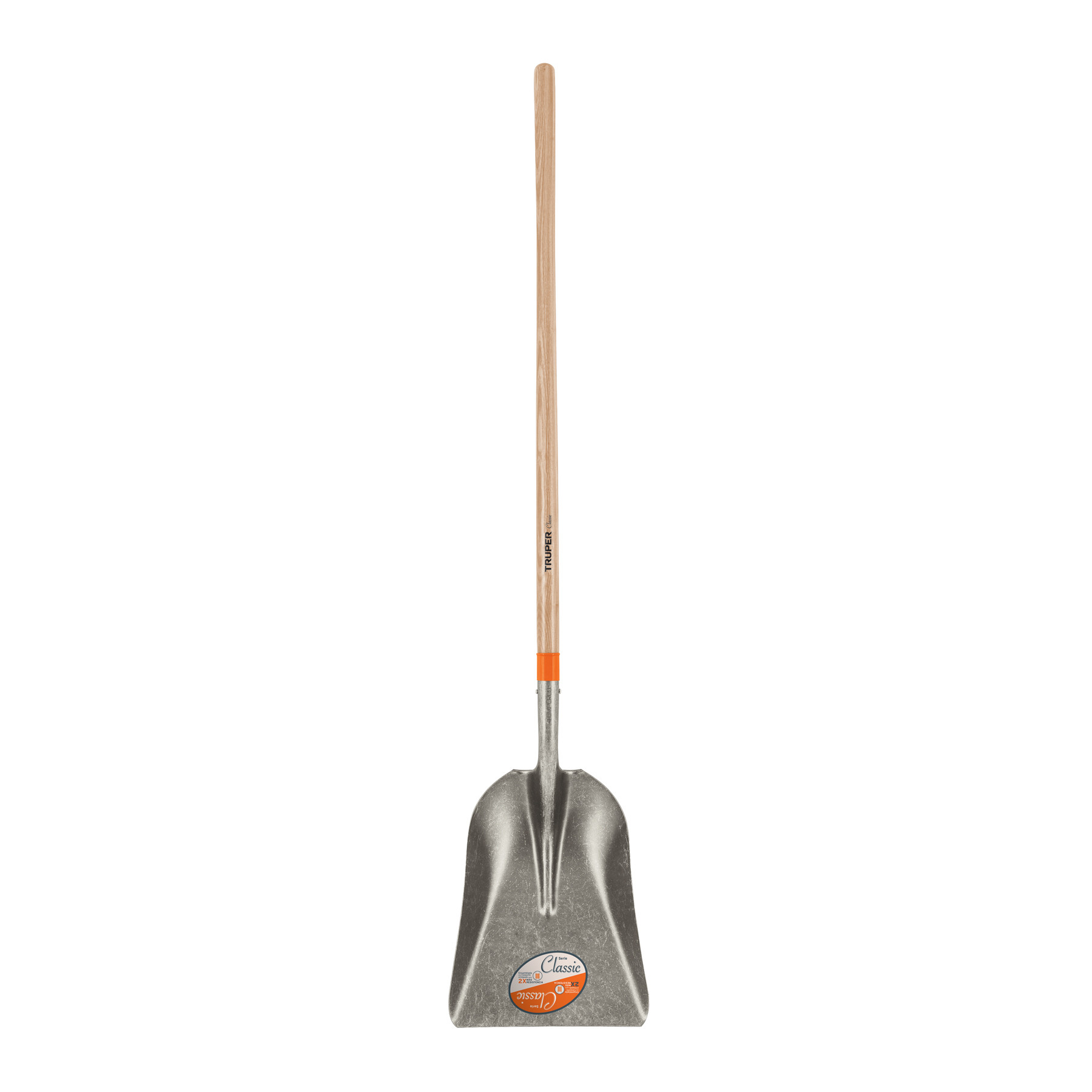 Pala carbonera Classic, mango largo 49", TRUPER